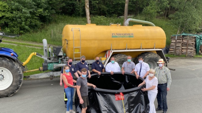 5000-Liter-Löschwasserbehälter