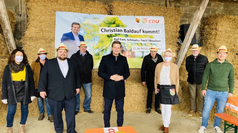 Christian Baldauf zu Besuch im Wildenburger Land